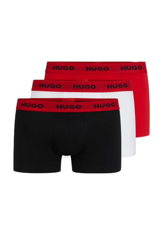 

Брюки короткие 3 пары логотип на поясе Hugo Red, мультиколор