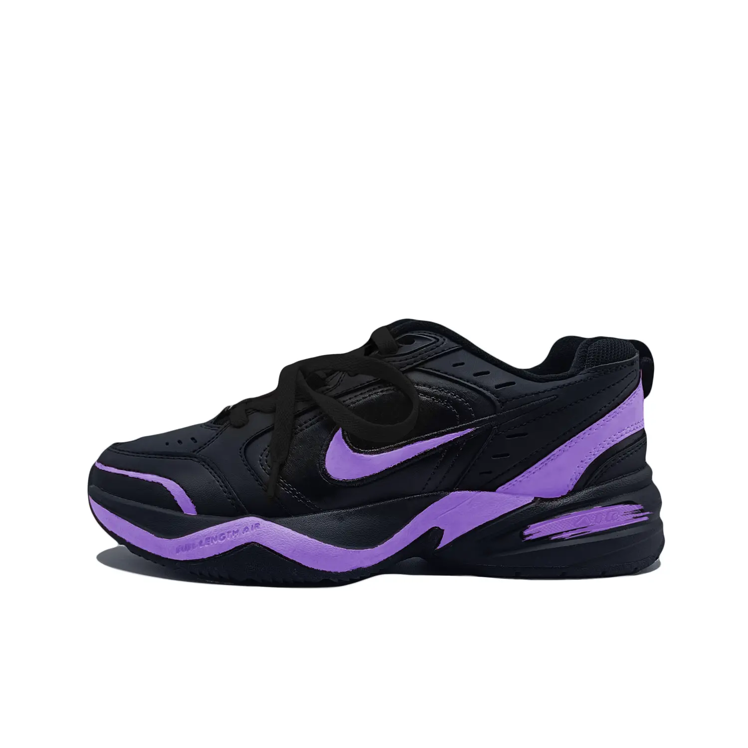 

Air Monarch 4 falling violet listening to the wind устойчивые к истиранию низкие массивные кроссовки unisex Nike, светло-фиолетовый