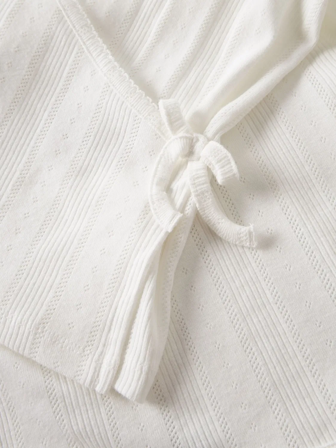 Топ с бантом, Name it, antique white — фото 4