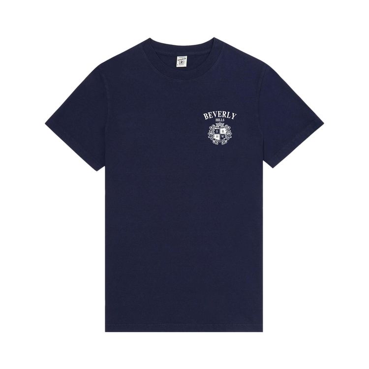 

Футболка Sporty & Rich BH Crest Soft T-Shirt 'Dark Navy', синий