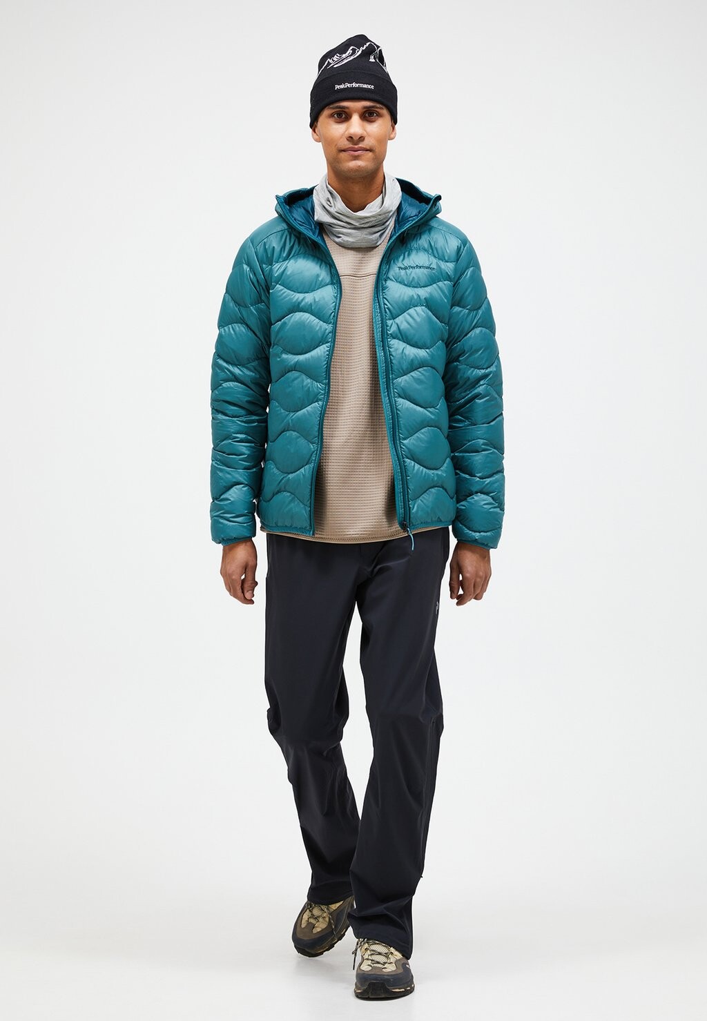 

Пуховик HELIUM HOOD JACKET Peak Performance, бирюзовый