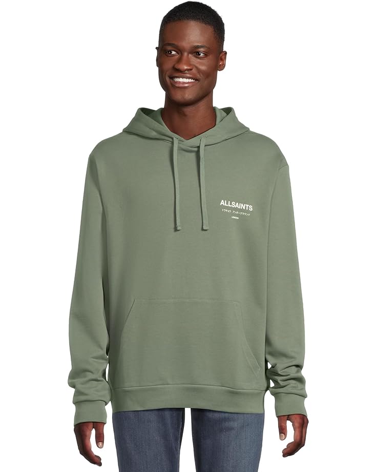 

Свитер AllSaints Underground Oth Hood, цвет Smokey Green