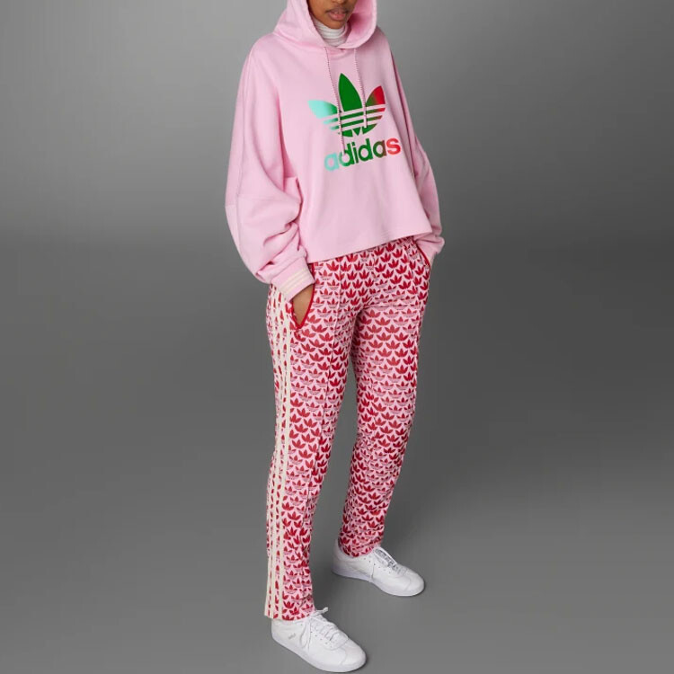 SS23 Adicolor 70s Retro Series Толстовка женская розовая Adidas Originals — фото 2