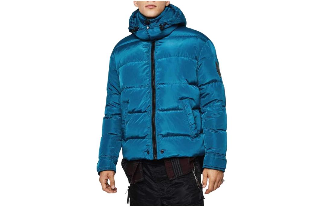 

DIESEL Синяя пуховая куртка Men's Blue, Blue