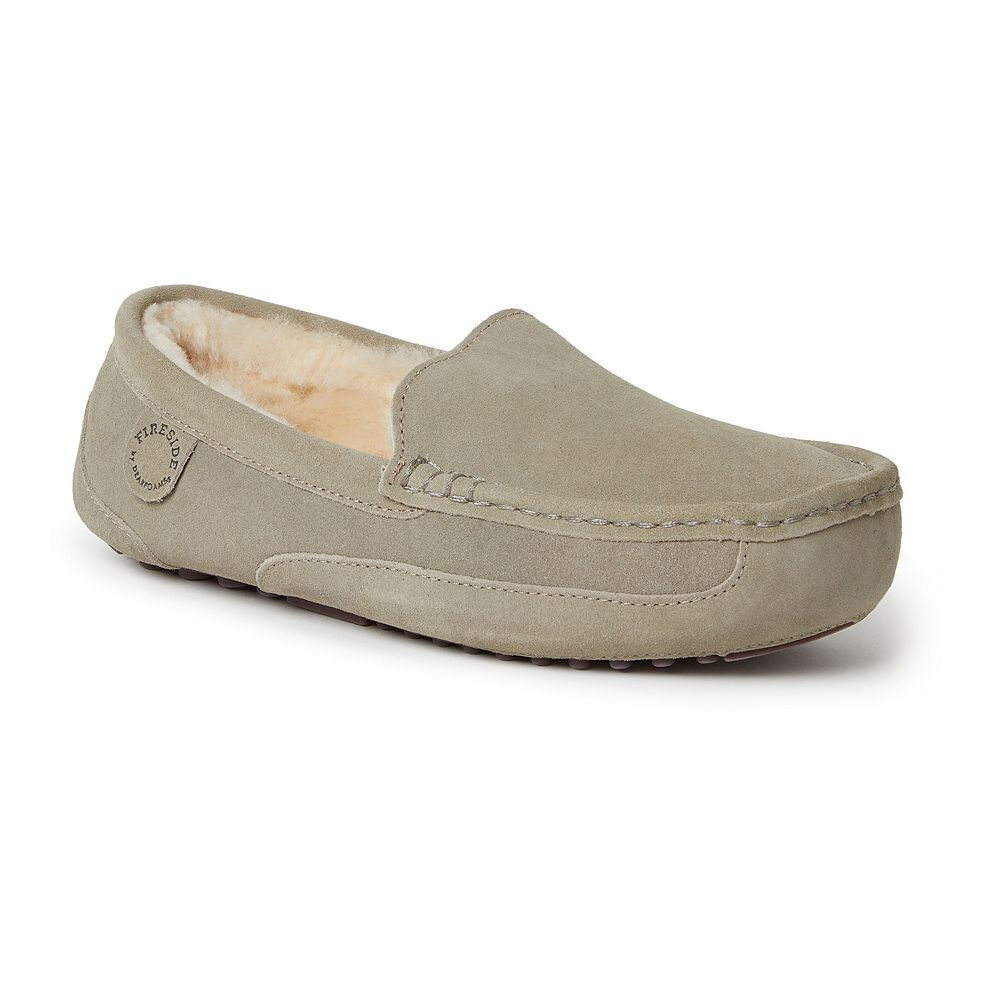 

Мужские тапочки-мокасины Fireside by Dearfoams Melbourne из натуральной овчины, цвет Moss