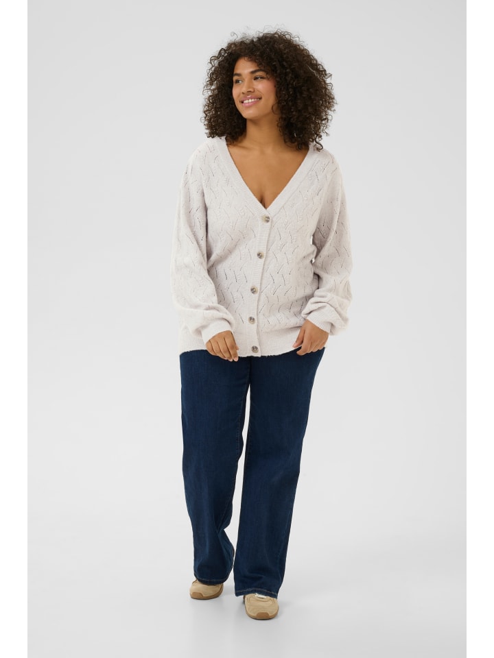 

Кардиган KAFFE curve, цвет light grey melange