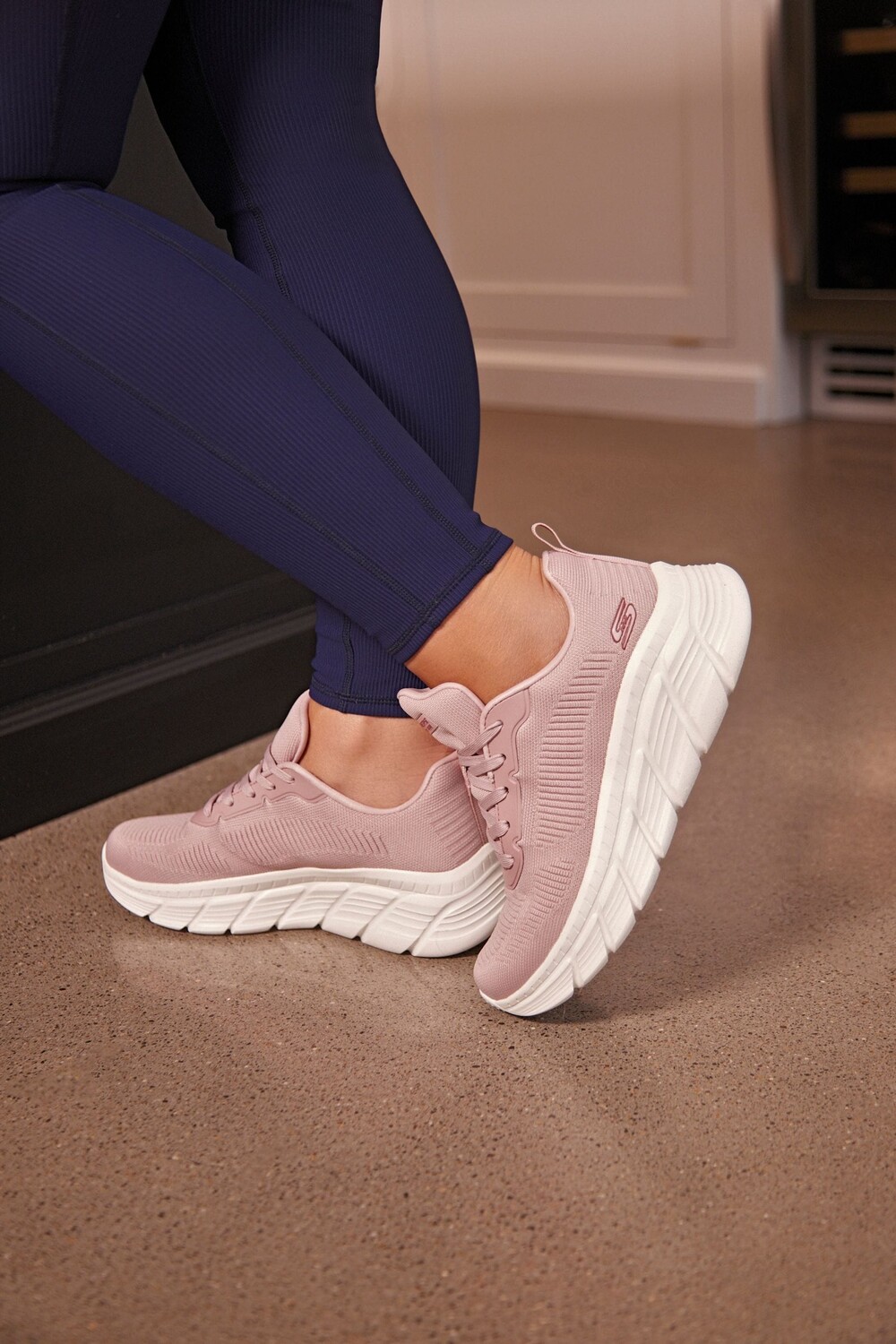Кроссовки Bobs B Flex Hi Flying Hi Skechers, розовый
