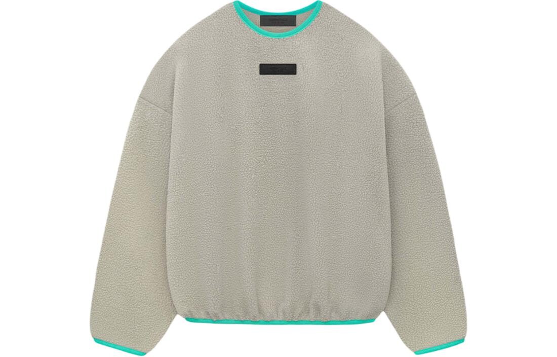 

Флисовая толстовка с логотипом Fear Of God Essentials, цвет Seal