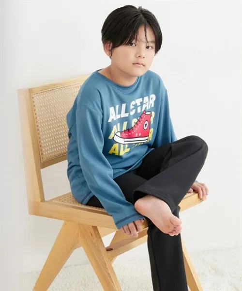【CONVERSE】Пижама с длинными рукавами на флисовой подкладке — фото 4