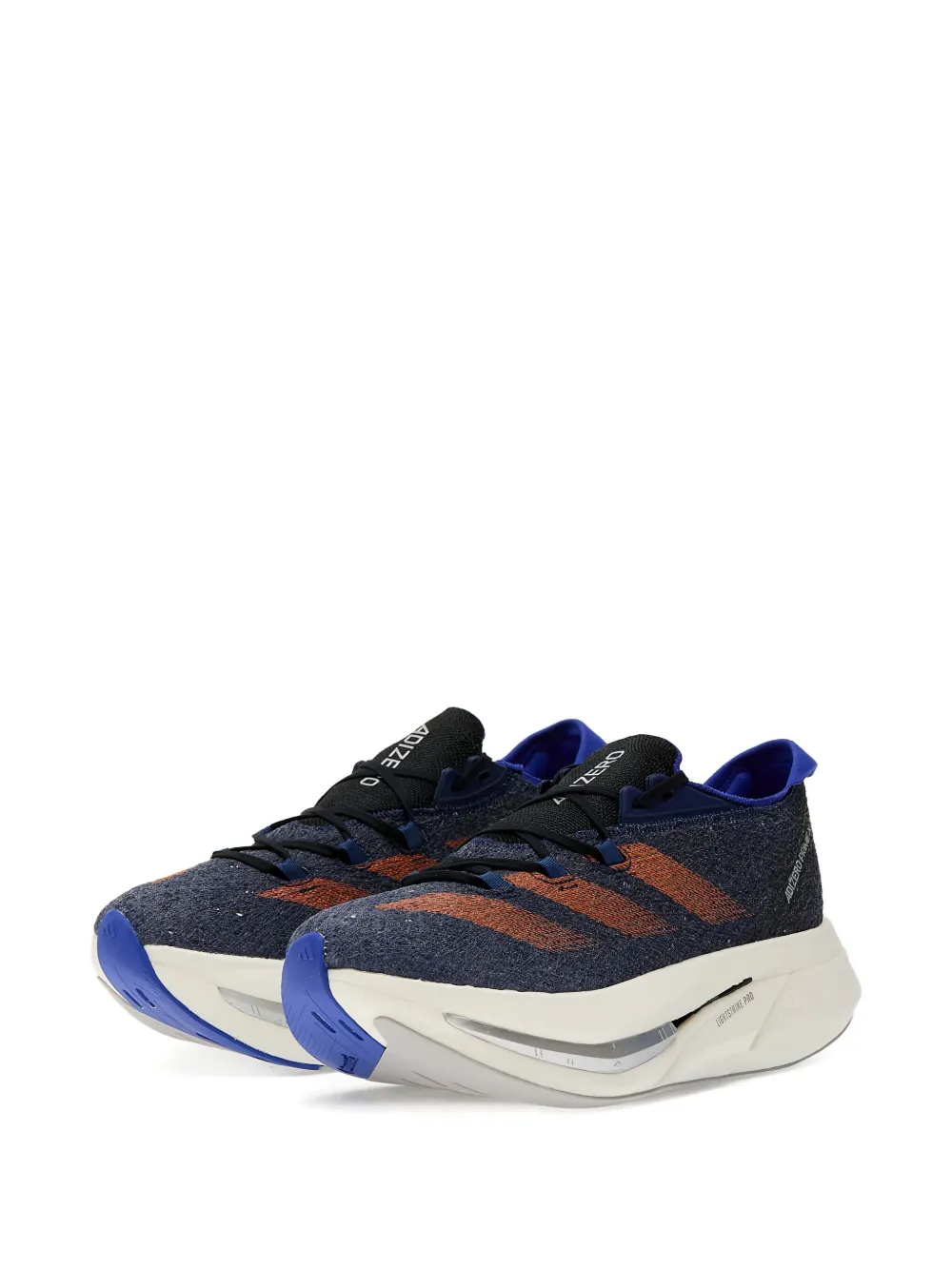 Кроссовки Adizero Prime X 2 Strung на шнуровке Adidas, синий — фото 2