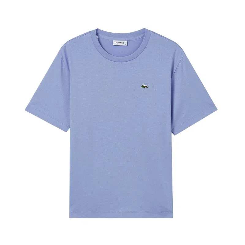 Футболка LACOSTE с вышитым крокодилом, Wisteria Purple