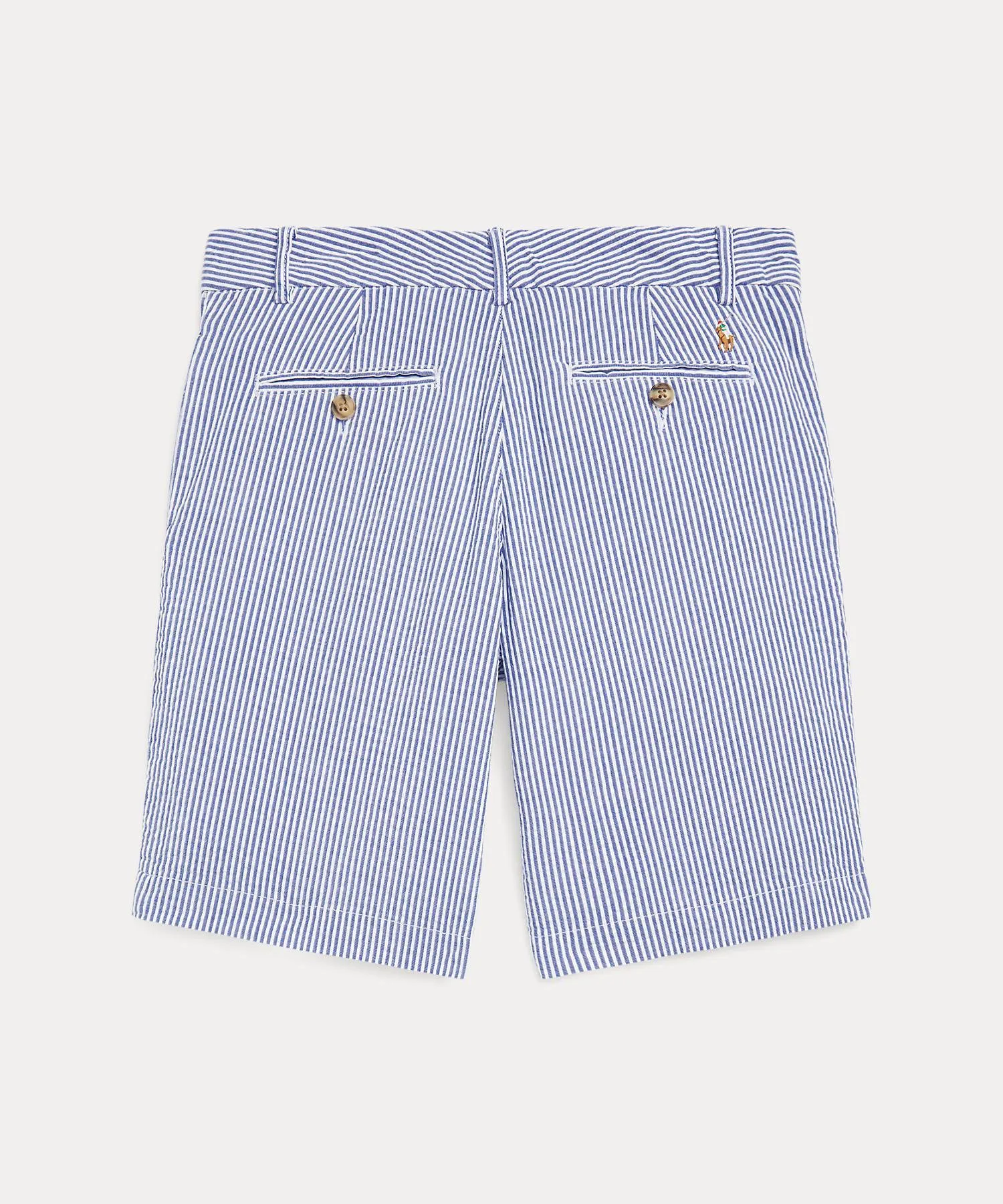 Эластичные хлопковые шорты из жатой ткани. (Для мальчиков 8-20 лет) Polo Ralph Lauren, 400 Blue — фото 2