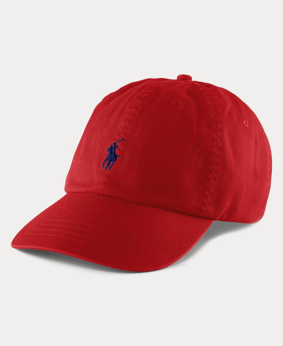 

Женская бейсболка The Iconic Cotton Chino Polo Ralph Lauren, Red/Blue