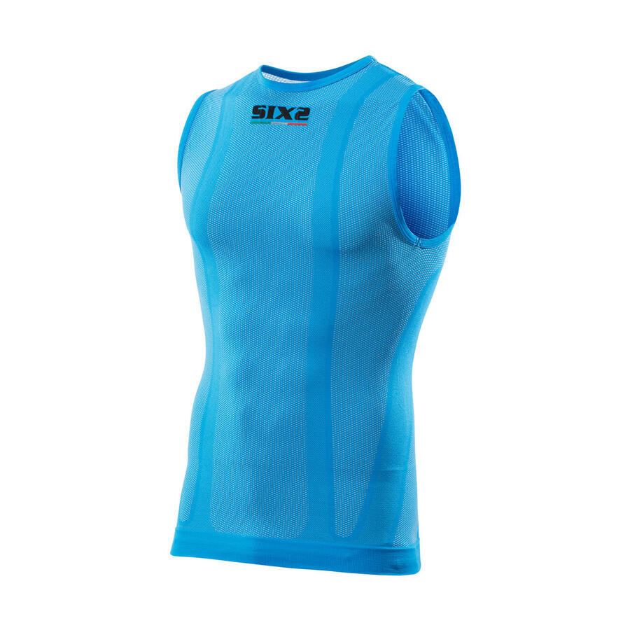 

SIXS Футболка для велоспорта SIX2 SMX TIELKO - светло-голубая