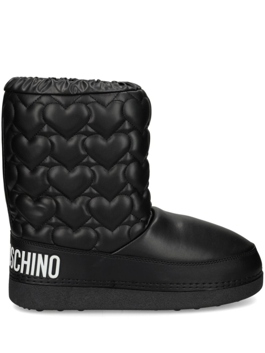 Толстые стеганые ботинки Love Moschino, черный
