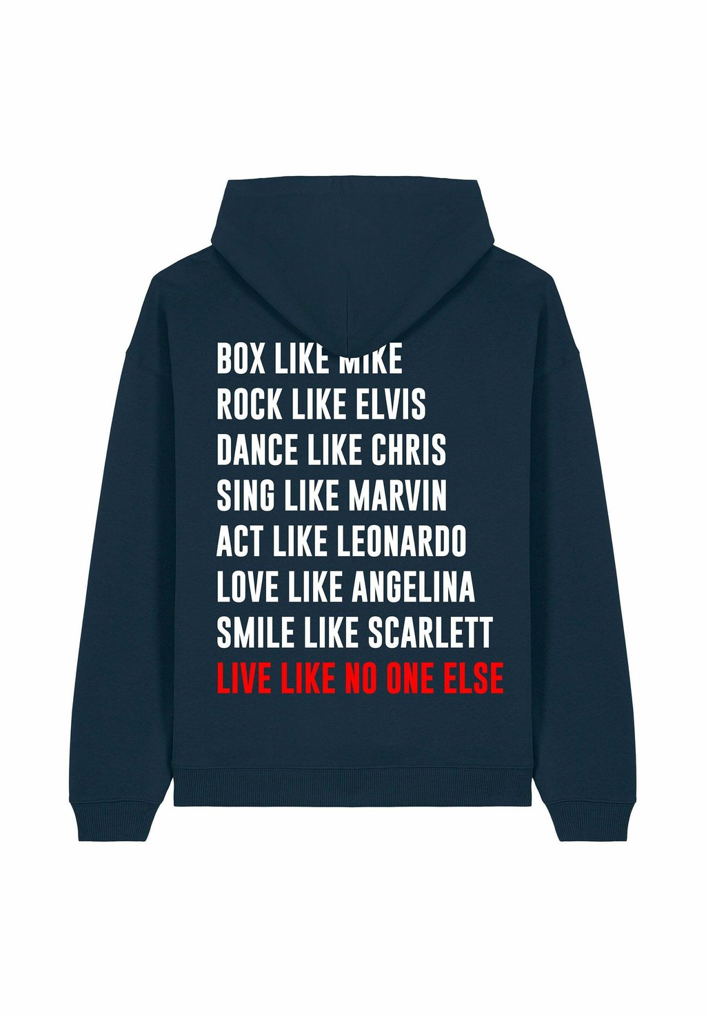 

Толстовка LIVE LIKE NO ONE UNISEX - Hoodie Mira Paris, темно-синий