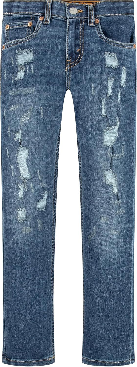 

Джинсы Levi's Boys 510 Skinny Fit Destructed, Paper Shredder