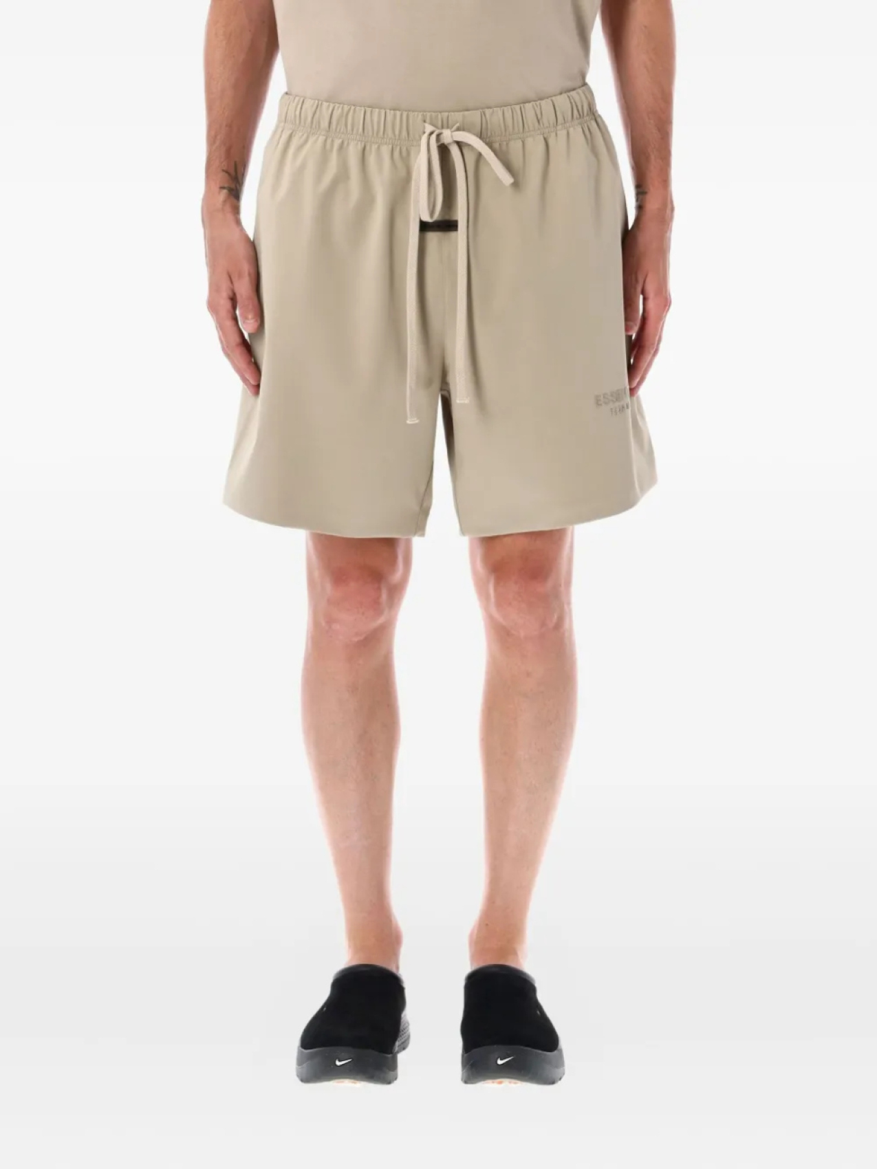 

FEAR OF GOD ESSENTIALS спортивные шорты с завязками на талии, нейтральный