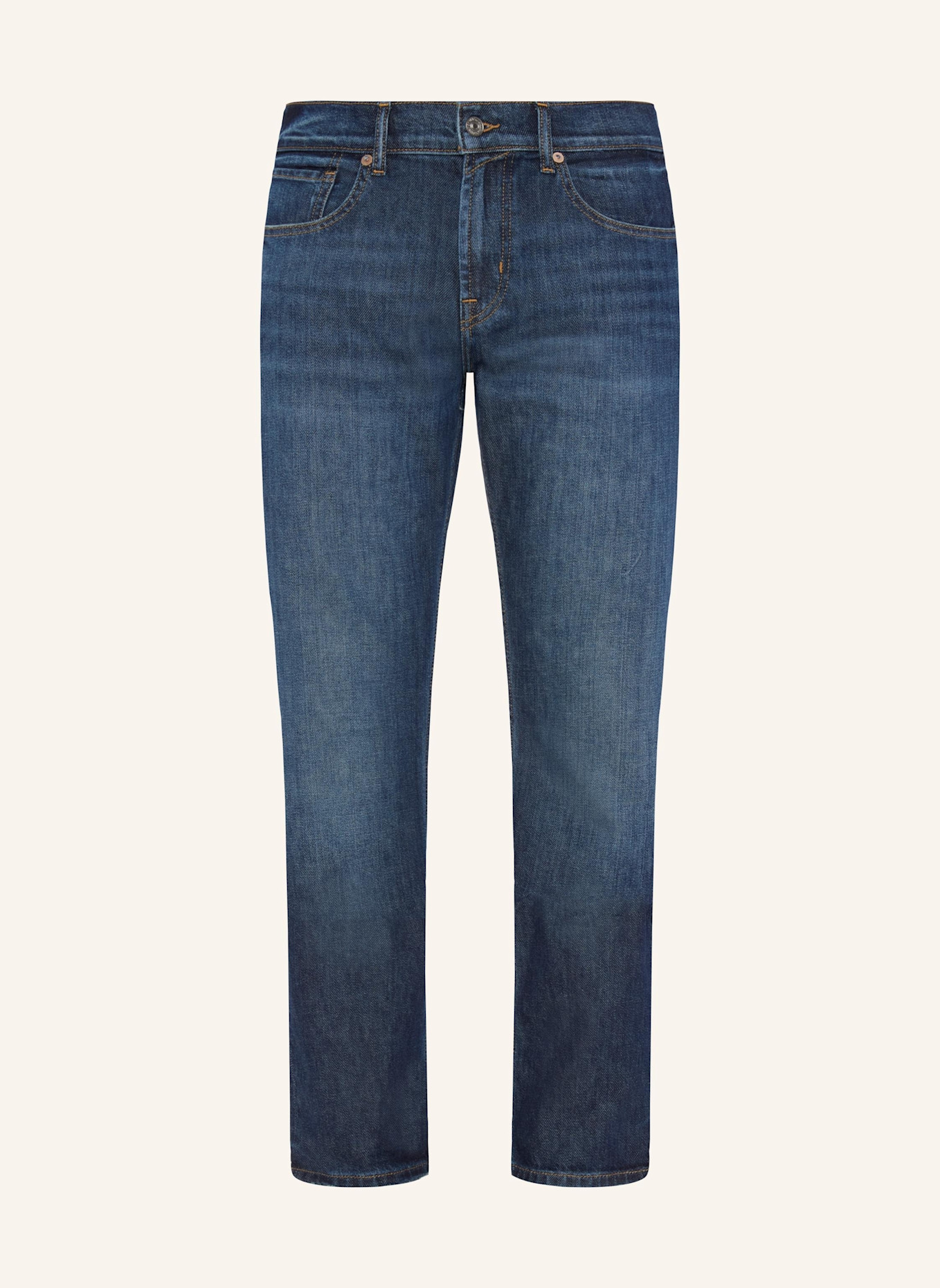 

Джинсы прямого прямого покроя 7 For All Mankind, синий