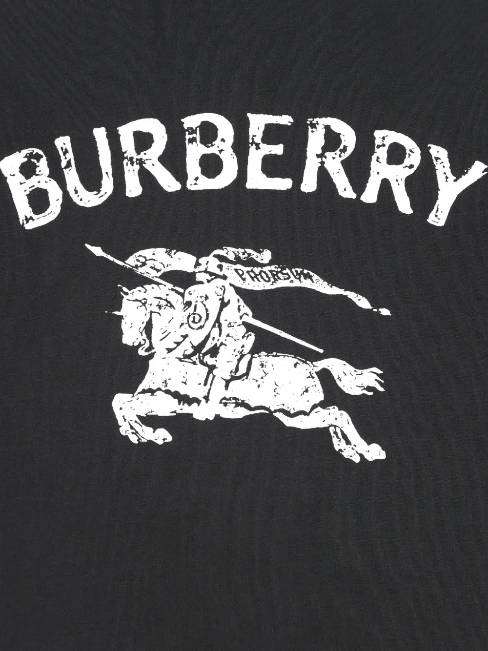 Футболка с графическим принтом EKD Burberry Kids, черный — фото 4