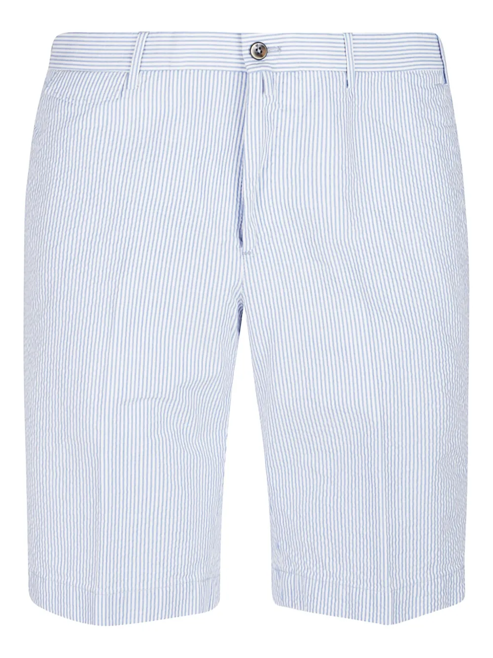 

Полосатые хлопковые шорты PT Torino, белый