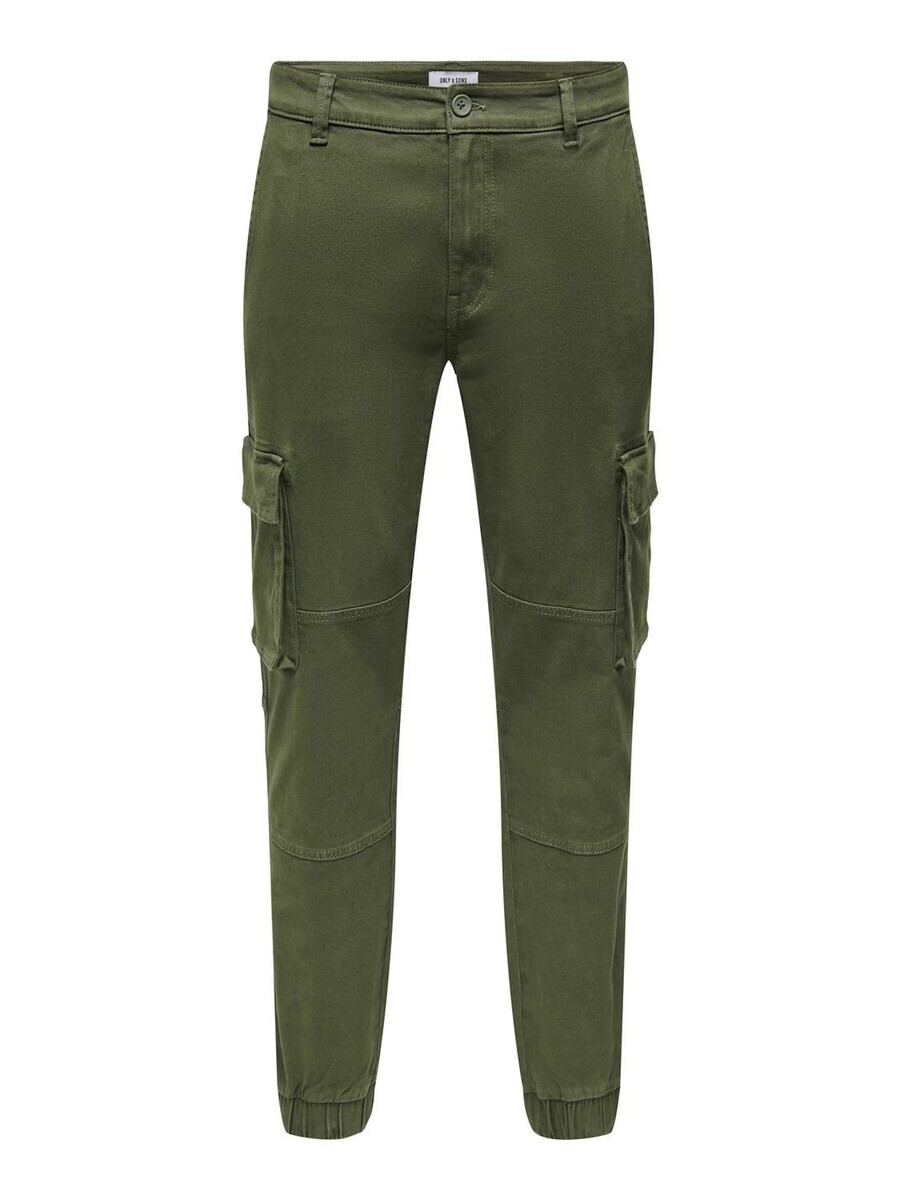 

Брюки-карго Only & Sons Tapered Cargo Pants Calle, оливковый