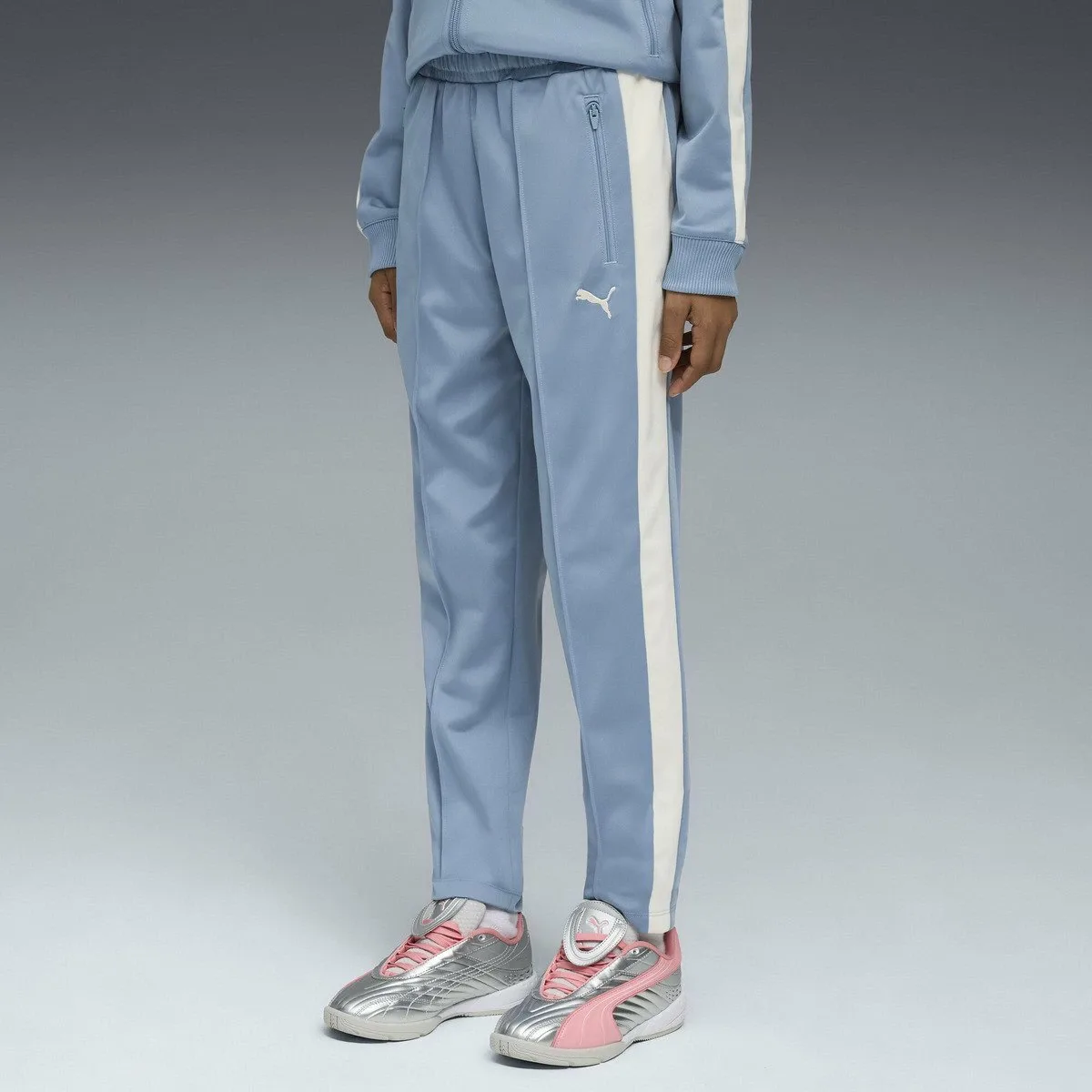 Детские спортивные брюки T7 Always On Slim, размеры 128-164 см PUMA, Cool Blue