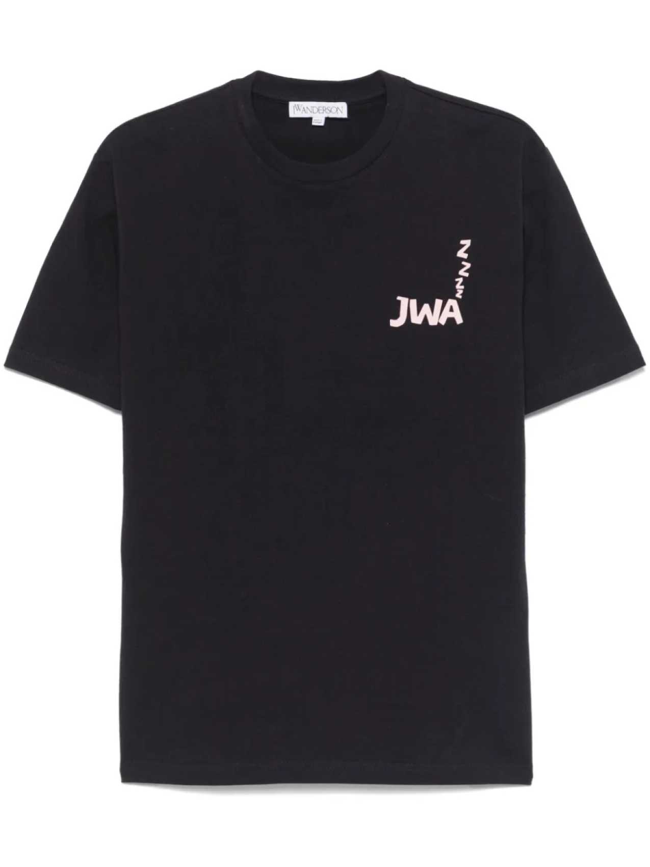 

Футболка с принтом слогана JW Anderson JWA, синий