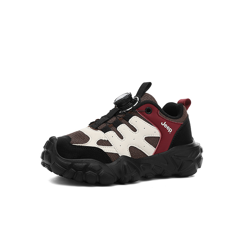 Jeep Кроссовки Low top Kids' Running Shoes Coffee/Beige/Burgundy — фото 3