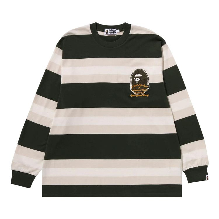 

Футболка BAPE Badge Hoop Long-Sleeve Tee, Green