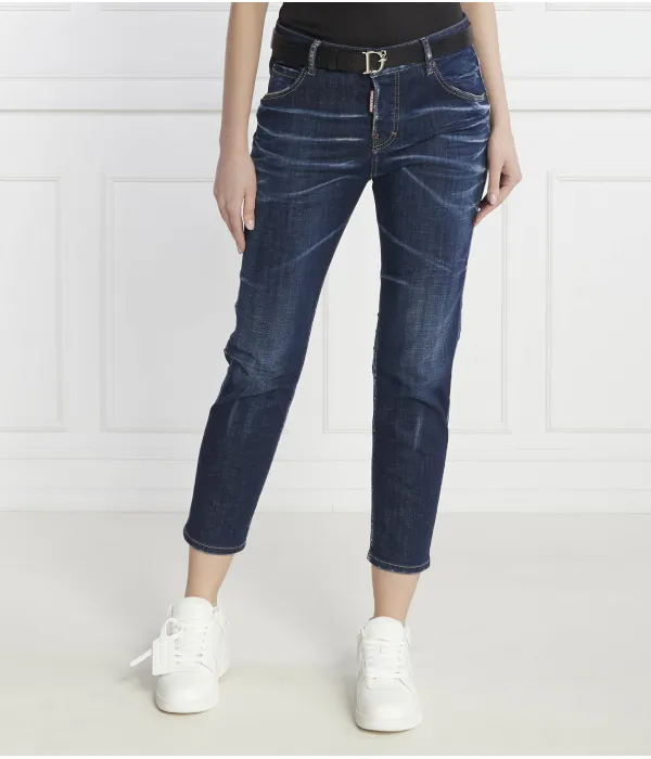 Джинсы для крутых девчонок Slim fit Dsquared2, синий — фото 3