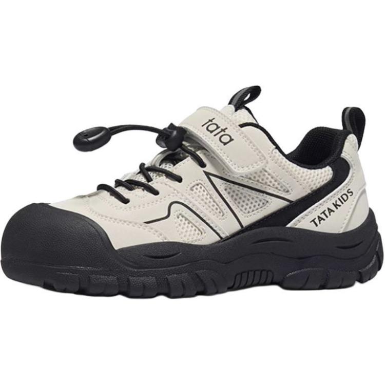 

Нескользящие износостойкие низкие детские кроссовки для повседневной жизни TATA, бежевый