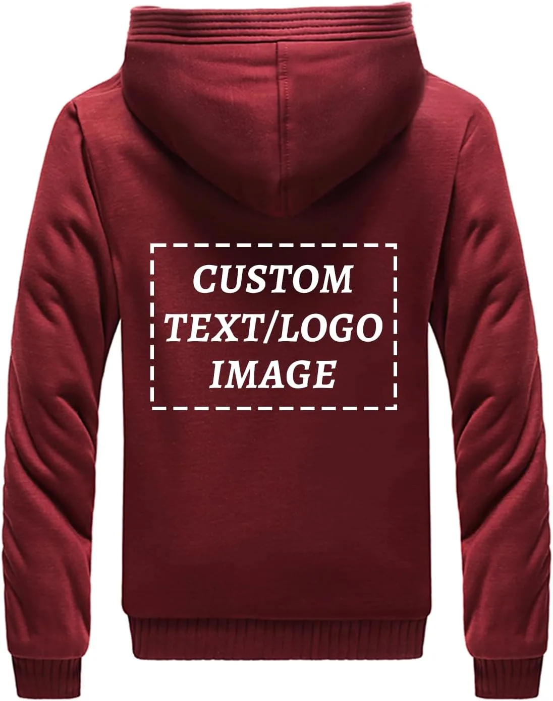 Худи для мужчин Heavyweight Fleece с полной застёжкой-молнией — фото 2