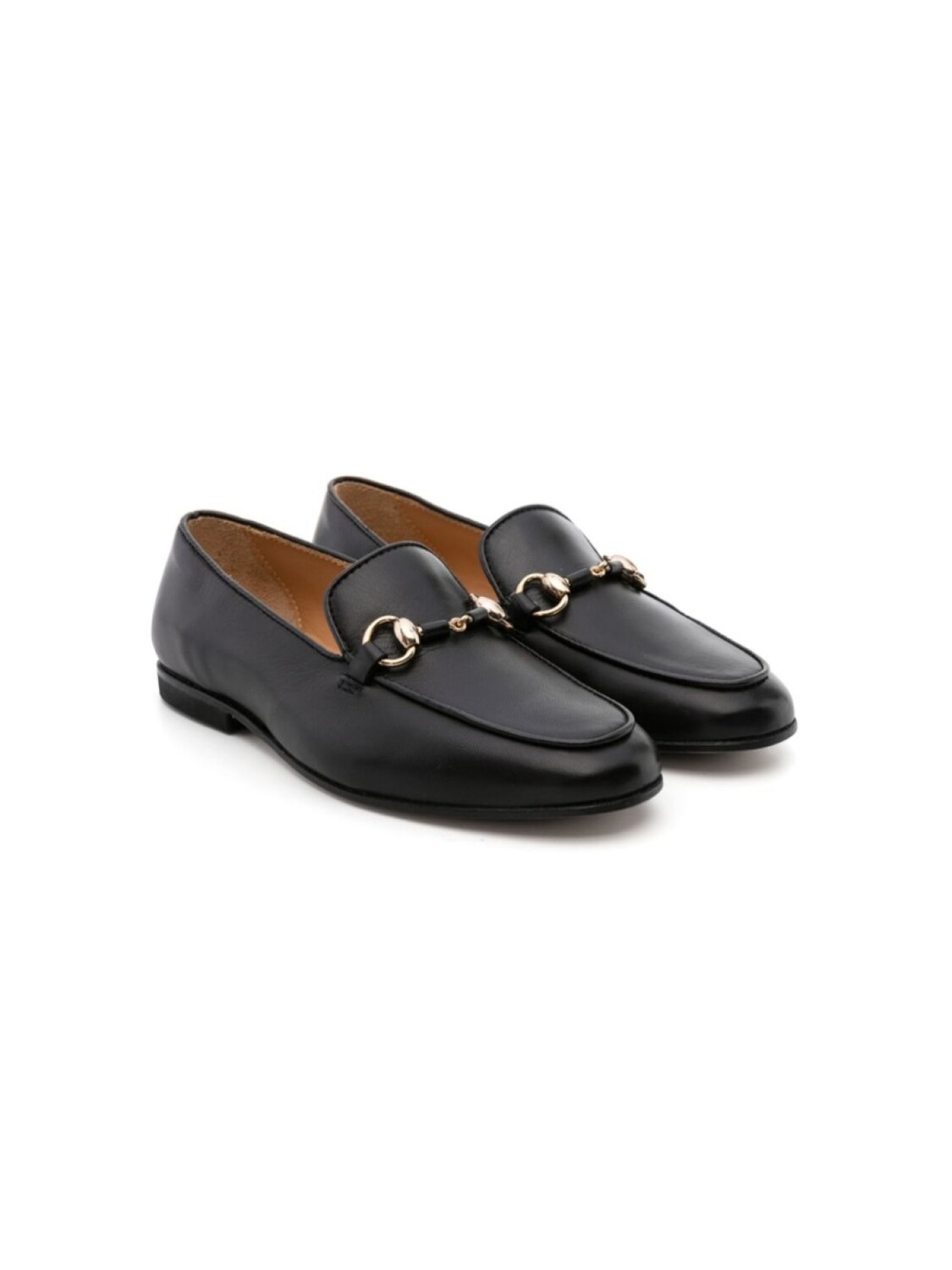 

Лоферы с пряжкой Gallucci Kids, черный