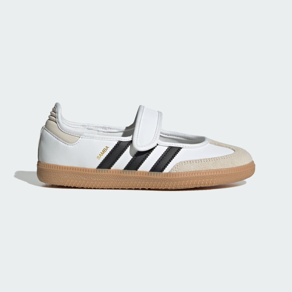 

Кроссовки Adidas Samba Jane Shoes Kids, цвет Cloud White/Alumina/Gum