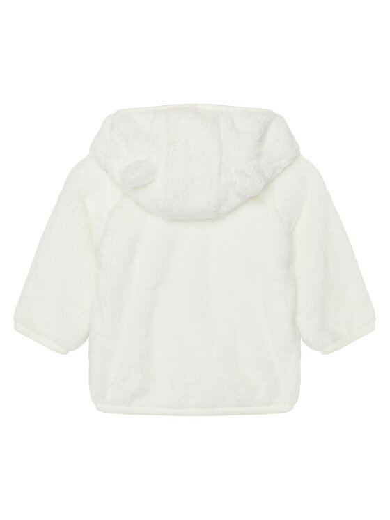 Флисовая куртка классического кроя 30Y5A501D United Colors Of Benetton, белый — фото 2