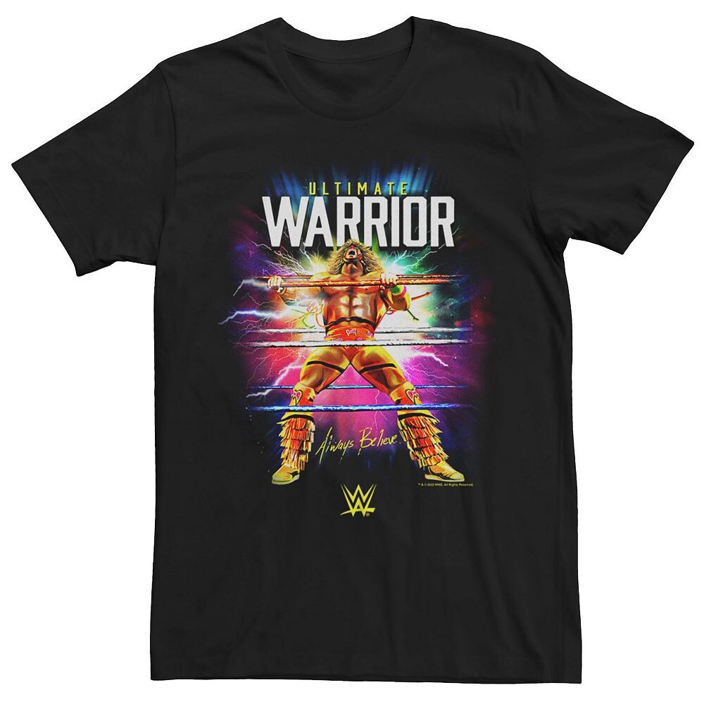 

Мужская футболка с плакатом WWE Ultimate Warrior Blast Licensed Character, черный