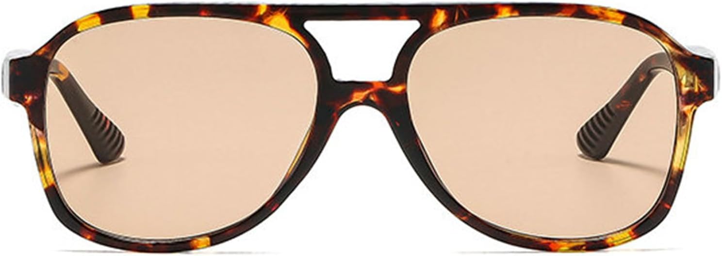 

Винтажные солнцезащитные очки-пилот Willochra большого размера для женщин и мужчин. Классические большие квадратные черные солнцезащитные очки с двойной перемычкой, C8