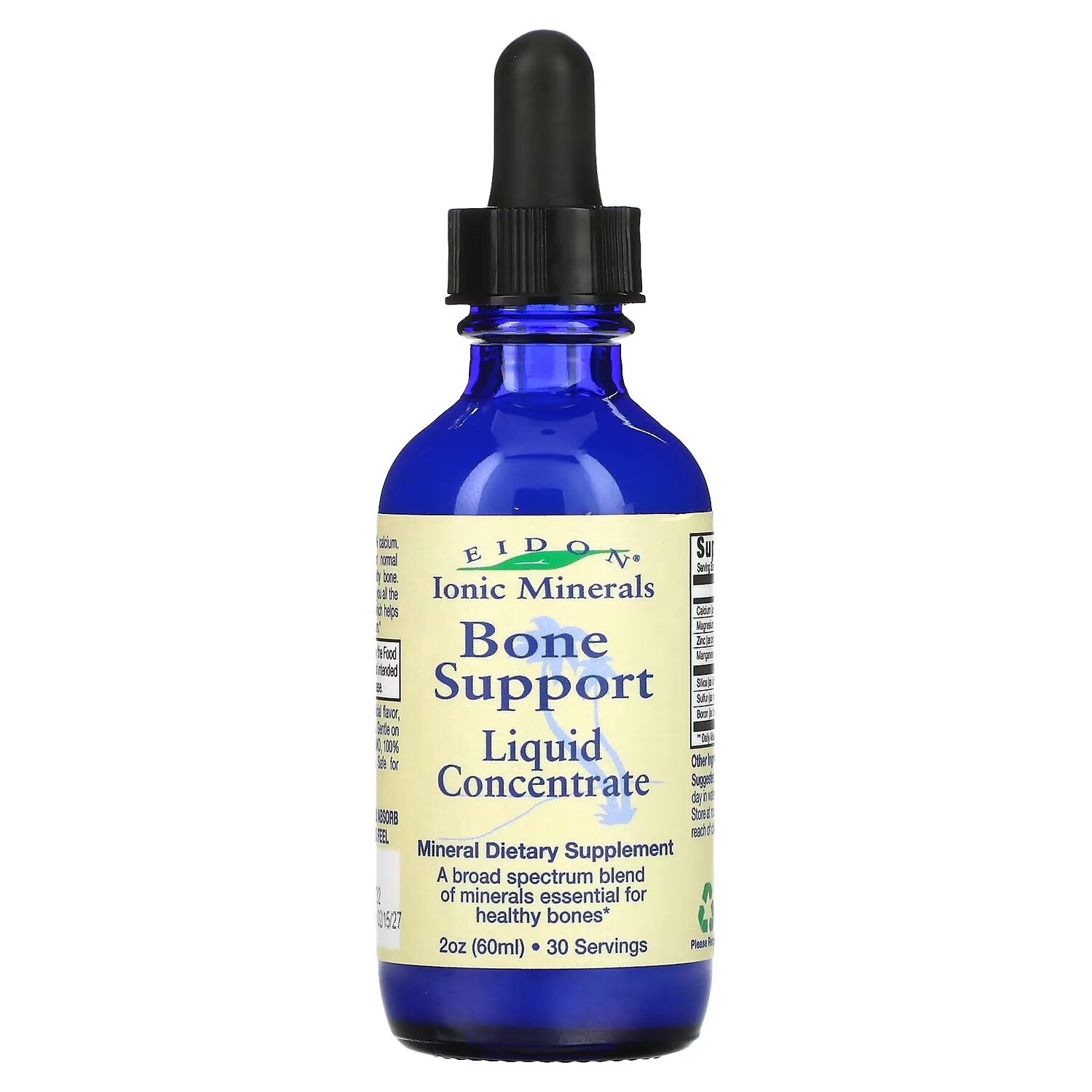 

Жидкий концентрат Eidon Ionic Minerals для поддержки костей, 60 мл