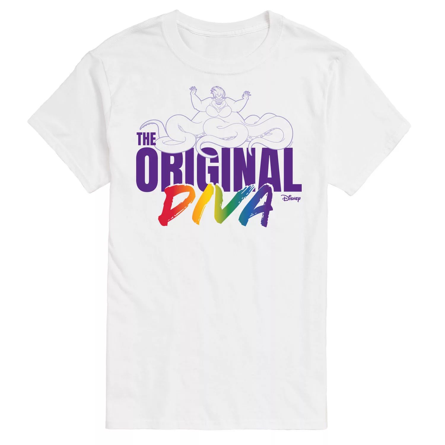 

Мужская футболка Disney Villains Ursula Original Diva Pride с рисунком