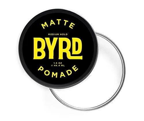 Помада для волос BYRD Matte Pomade, 1 упаковка - средняя фиксация, матовый финиш, придает текстуру и моделирует прическу, подходит для всех типов волос, 42 г (1,5 унции) 42.52 г (1 шт.) Byrd Hairdo Products — фото 3