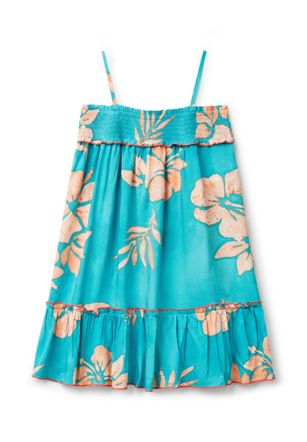 

Повседневное платье FLOWY WITH FLOWER PRINT United Colors of Benetton, синий