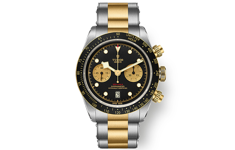 

TUDOR Часы 2024 Unworn Black Bay Chrono S&G 41mm, Medium Gold Watch Dial