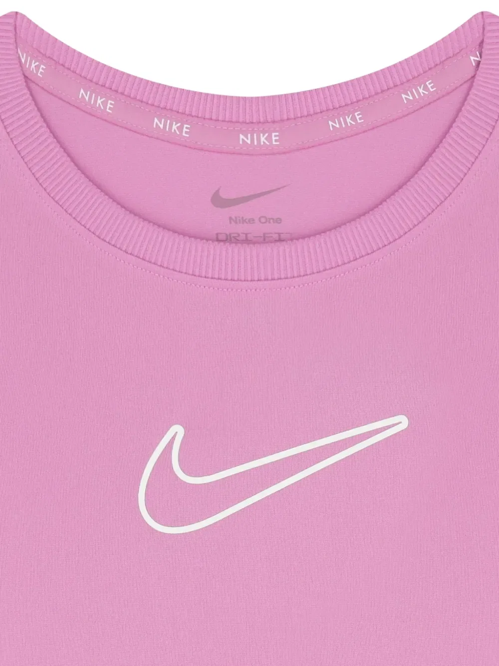 Футболка с круглым вырезом и короткими рукавами Nike Kids, розовый — фото 3