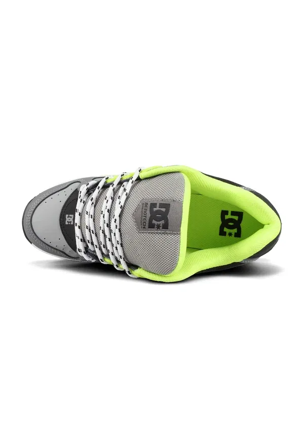 Кроссовки для скейтбординга DC Shoes, серый/черный/лайм — фото 3