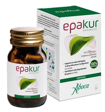 

Aboca Epakur Advanced 50 капсул, добавка для здоровья печени