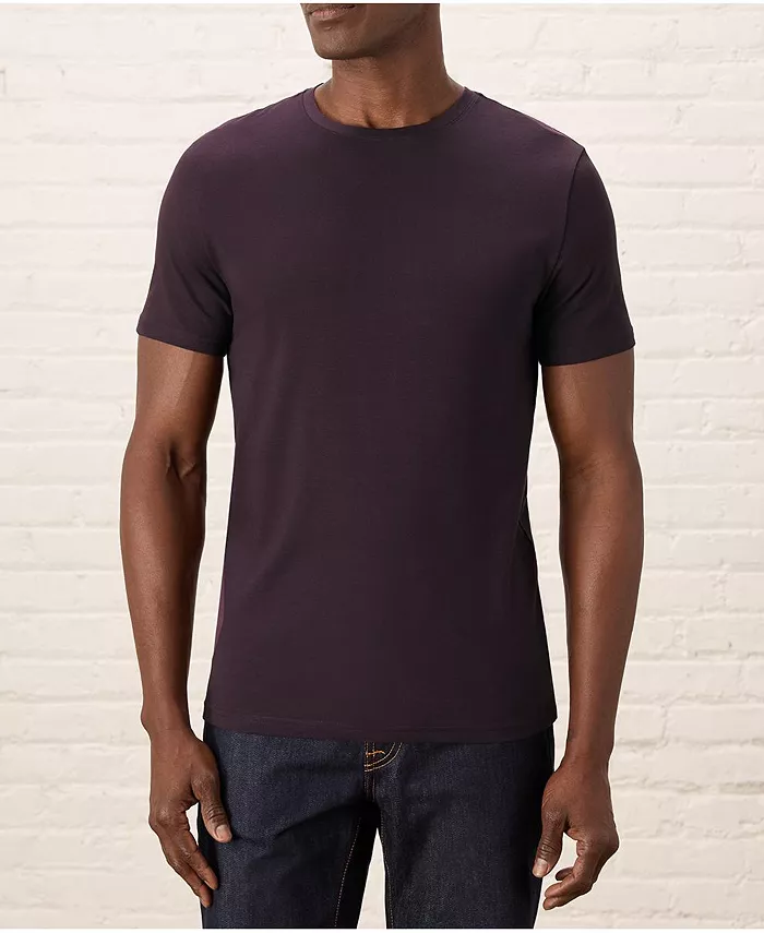 

Мужская футболка из органического хлопка Luxe Stretch Jersey Slim с круглым вырезом Pact, фиолетовый