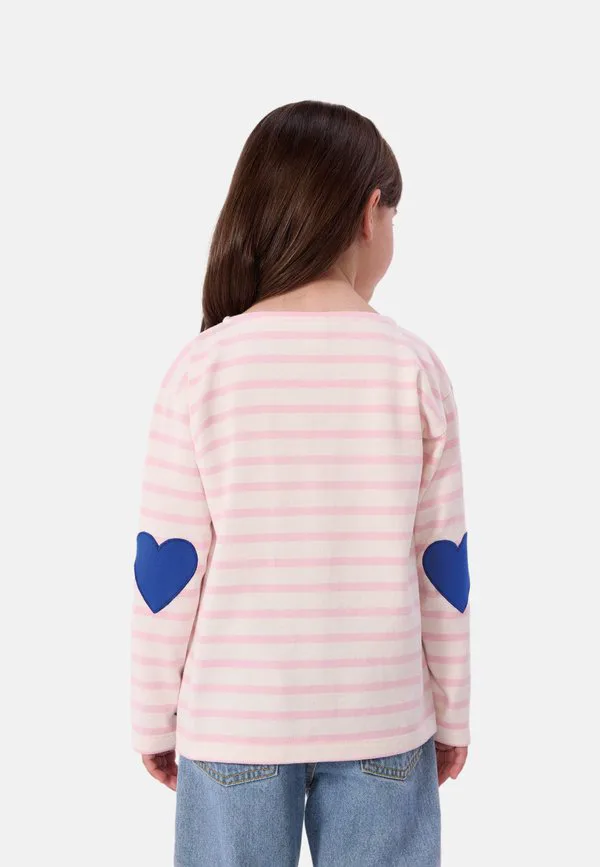 Топ с длинными рукавами "мариньер" Petit Bateau, Milk Marquise — фото 2
