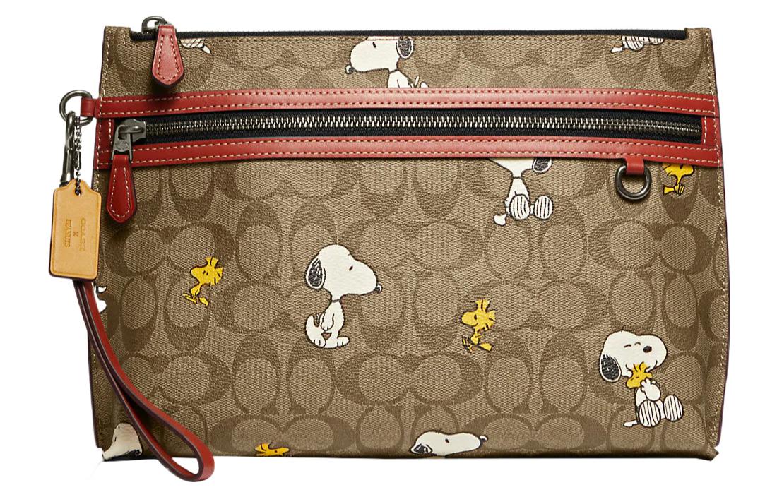 

COACH Сумка кросс-боди из кожи теленка и прорезиненной ткани