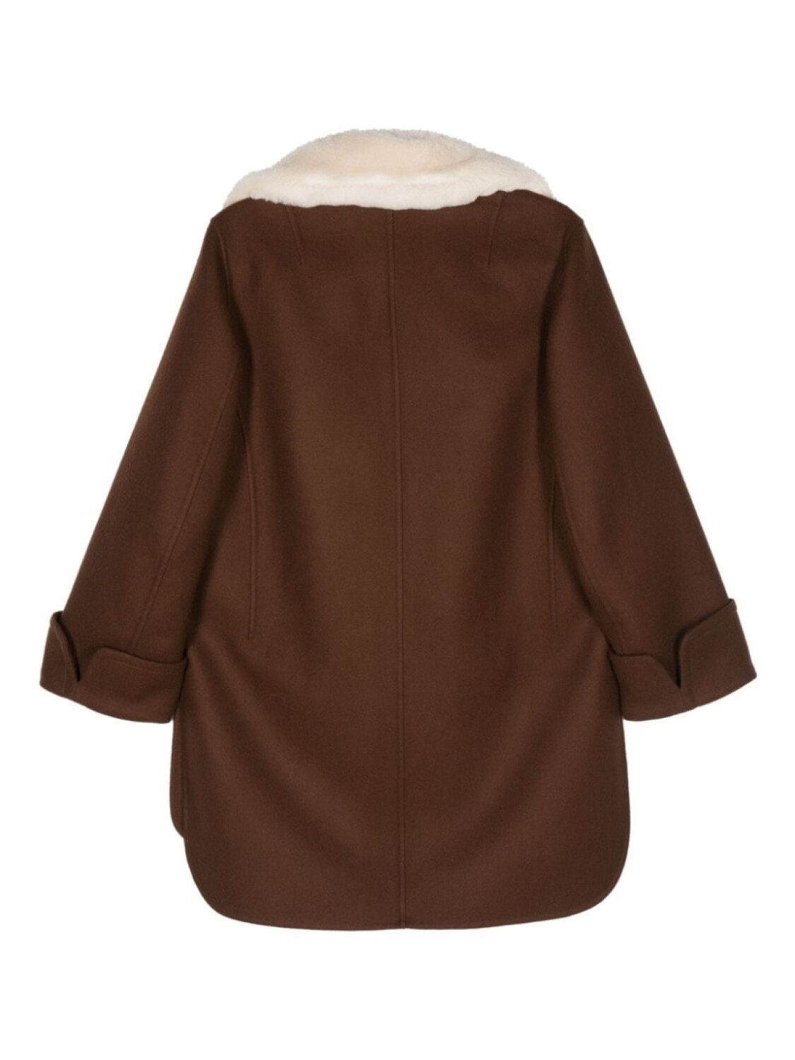 

Ermanno Scervino пальто с потайной застежкой, коричневый